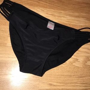 The black bathing suit bottoms